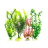 Kit plantas artificiais de plástico enfeite de aquario PA-12 - 1