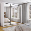 Ver imagem 1 de Guarda Roupa Casal Isabela Master com Espelho 3 Portas de Correr 4 Gavetas Carioca Moveis