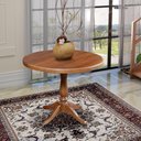 Ver imagem 3 de Mesa De Jantar Redonda Rústica 1M Madalena - Castanho - Marrom