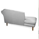 Ver imagem 5 de Divã Recife Suede 165 cm Pés Chanfrado Castanho - D’Rossi Cinza