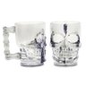 Caneca Caveira Vidro 2 Peças 500ml - 1
