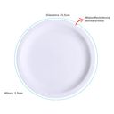 Ver imagem 2 de Jogo 12 Pratos Rasos Porcelana Branca Restaurante Germer 1a