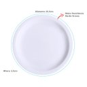Ver imagem 2 de Jogo 12 Pratos Rasos Porcelana Branca Restaurante Germer 1a