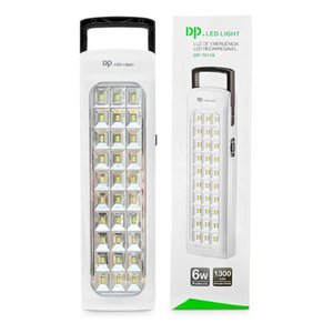 Luminária Emergência Recarregável Dp-7011a 30 Leds Bivolt