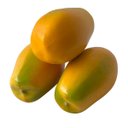 Ver imagem 3 de 5 Mamões Fake Decorativos Artificiais Realistas Decoração Cozinha Buffet Fruteira Ambiente Temático