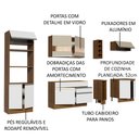 Ver imagem 5 de Armário de Cozinha Completa 290cm Rustic/Branco/Crema Vicenza Madesa