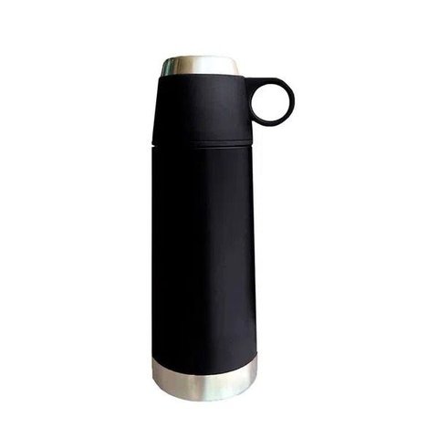 Garrafa Termica Parede Dupla INOX BLACK 350ML Mimo STYLE AJ20042 7140