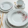 Kit 12 Pratos Fundos 1a Eterna Porcelana Schmidt Envio 24Hrs - 4
