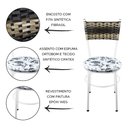 Ver imagem 2 de 2 Cadeiras Brancas para Cozinha Viena Cappuccino Premium:Floral Branco