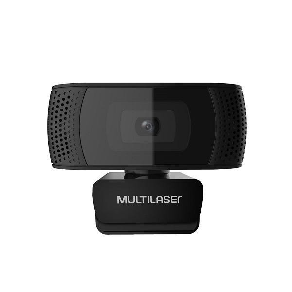 Webcam Plugeplay 1080P Mic USB 4K Photos Preto Wc050 Multilaser - 3