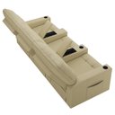 Ver mais imagens de Poltrona de Cinema Reclinável 3 Lugares Baú Usb Mallie Fh9 Veludo Bege - Mpozenato