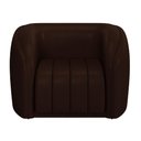 Ver imagem 4 de Kit Sofá 4 Lugares para Sala 292cm com 02 Poltronas Lazio M03 Corano Marrom - Lyam Decor