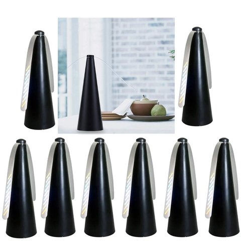 Ventilador Repelente Anti Inseto Kit 8 Uni Mosquito Mosca Pernilongo Portatil Mesa Parque Jardim Piq