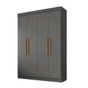 Ver imagem 2 de Guarda-Roupa 4 Portas 2 Gavetas Onix Paris Espresso Móveis
