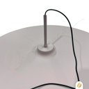 Ver mais imagens de Lustre Pendente Dot Slim Redondo 55cm Led 3000k 19w Bivolt Algodão