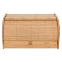 Ver imagem 1 de Porta Pão de Bambu 38,5cm Com Tampa Retrátil Ecokitchen
