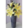 Arranjo e Vaso De Flores Artificial Lírios 8272 - 4