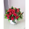 Arranjo e Vaso De Flores Artificial Rosas 8268 - 4