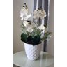 Arranjo Com Vaso Flores Orquídea Artificial 8308 - 2