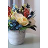 Arranjo Com Vaso De Flores Rosas Artificial 8287 - 4