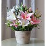 Arranjo Com Vaso De Flores Lírios Artificial 8289 - 4