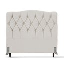 Ver imagem 2 de Cabeceira de Cama Box Viúva 128 Cm Varsóvia Suede Veludo Bege