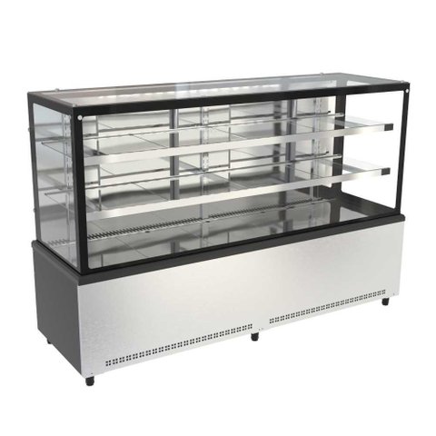 Balcão Vitrine Seca 2,00 Metros Prime Inox Pbv20 220v - Venâncio