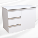 Ver imagem 5 de Balcão Móvel Gabinete Mdf para Banheiro com Tampo 70cm Esquerdo