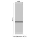 Ver mais imagens de Paneleiro Smart 100% Mdf 2 Portas Branco Madesa