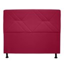 Ver imagem 1 de Cabeceira Mônaco 120 cm Suede Vermelho
