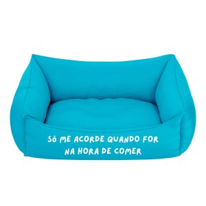 Kit Pet Com Cama Cachorro Gato M 57X37 Acorde Se For Comer
