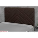 Ver imagem 1 de Painel de Cama Box Estofada King Sky Plus Veludo Cacau - Simbal