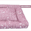 Ver imagem 3 de Colchonete Pet Toque de Pêssego Rosa e Lilás - Médio - Lilás