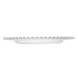 Prato Raso de Cristal Coração Transparente 28cm Lyor - 4