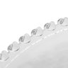 Prato Raso de Cristal Coração Transparente 28cm Lyor - 3