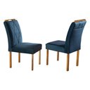 Ver imagem 5 de Conjunto Sala De Jantar 4 Lugares 4 Cadeiras Azul Turquesa