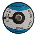 Ver imagem 1 de 10 Discos Flap - 7 x 7/8 x 6.4 - Grão 120