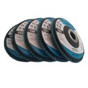 Ver imagem 2 de 10 Discos Flap - 4.1/2 x 7/8 x 6,4 - Grão 100