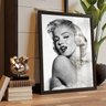Quadro Decorativo Marilyn Monroe 33x24cm:moldura Preta - 1