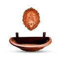 Ver imagem 1 de FONTE DE PAREDE CARA DE LEÃO 50CM C/ MEIA CUBA G