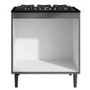 Ver imagem 3 de Balcão Com Tampo para Cooktop 5 bocas 2 Portas Andréia Cinza- AJL Móveis