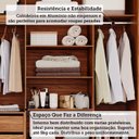 Ver mais imagens de Guarda-Roupa Casal 2 Portas de Correr 229,6cm MDF Tali Bege/Cinamomo/Off White