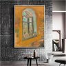 Quadro Decorativo Van Gogh Janela Do Estudio:90x60 cm/BRANCA - 7