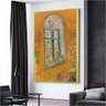 Quadro Decorativo Van Gogh Janela Do Estudio:90x60 cm/BRANCA - 6