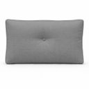 Ver imagem 7 de Almofada Decorativa Aviv Cinza Cheia com Zíper 35x56 Linho para Sofá Cama Poltrona Fibra Siliconada