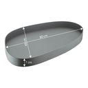 Ver imagem 2 de Bandeja Hara Raphaela Orgânica em Couro Ecológico 80x48x7cm:cinza