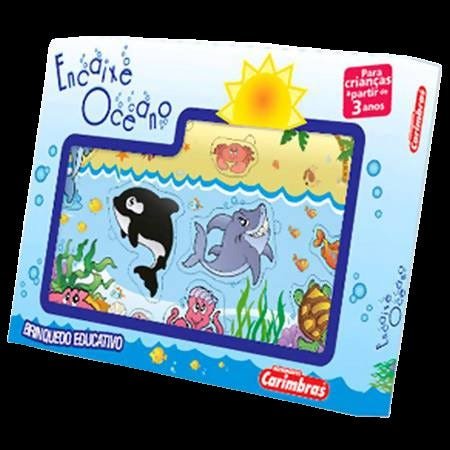 Encaixe Oceano - Brinquedos Educativos - Carimbras - 3