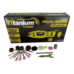 Mini Retifica Portátil Eletrica Lixadeira Com Acessorios 220v - 4