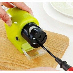 Amolador Portátil Afiador Facas Tesouras Ferramentas Manual - 3