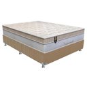 Ver imagem 1 de Cama Box Casal: Colchão Molas Ensacadas Orthoflex MasterPocket Naturale + Base CRC Suede Clean(138x1